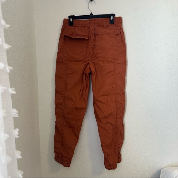 Arizona Womens Low Rise Straight Cargo Pants in Rust Orange - Picture 4 of 7